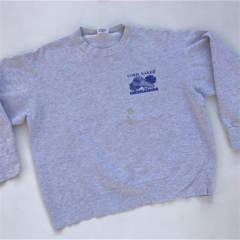 Vintage S Coed Naked Cheerleading Size Large Depop