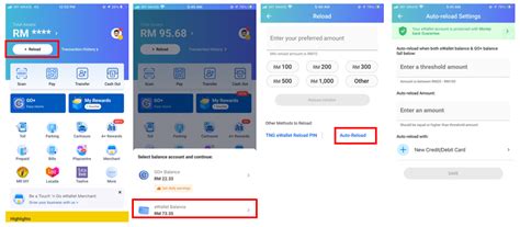Can I change my auto-reload settings? – Touch 'n Go eWallet Help Centre