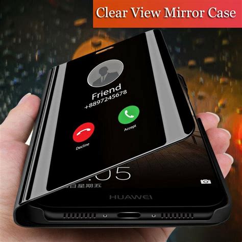 Умный зеркальный флип-чехол для телефона Samsung Galaxy S21 Ultra Plus ...