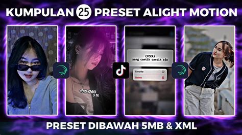 Preset Alight Motion Terbaru Preset Jedag Jedug Keren Viral