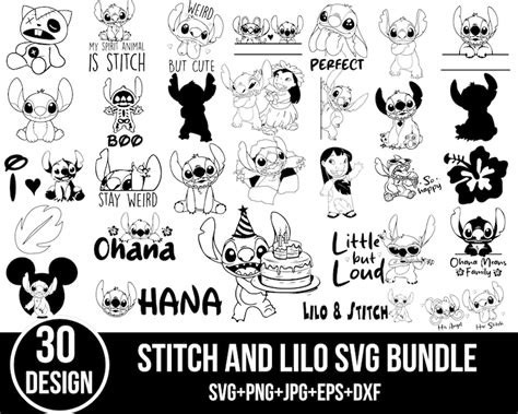 Stitch Svg Lilo And Stitch Svg Angel Svg Silhouet Svg Tumbler Svg