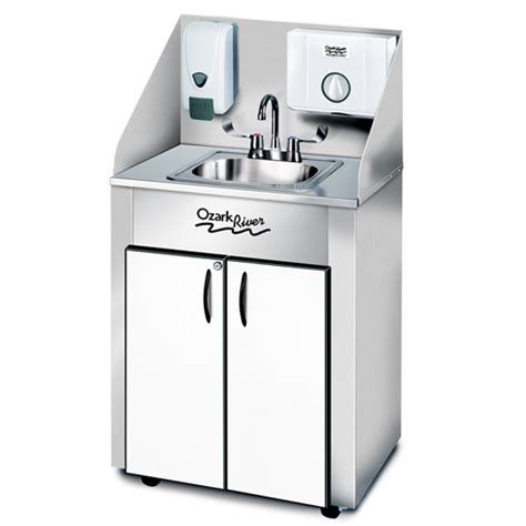 Elite Pro 1 Elite Series Indoor Hot Water Single Basin Portable Hand Wash Sink All Safety Products