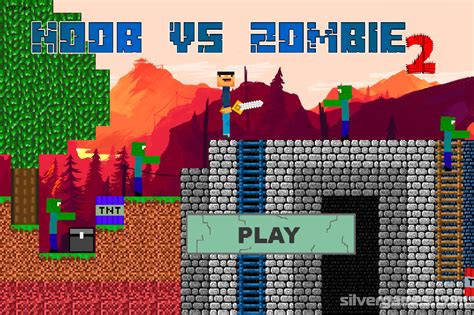 Noob Vs Zombies 2 Play Online On Silvergames 🕹️