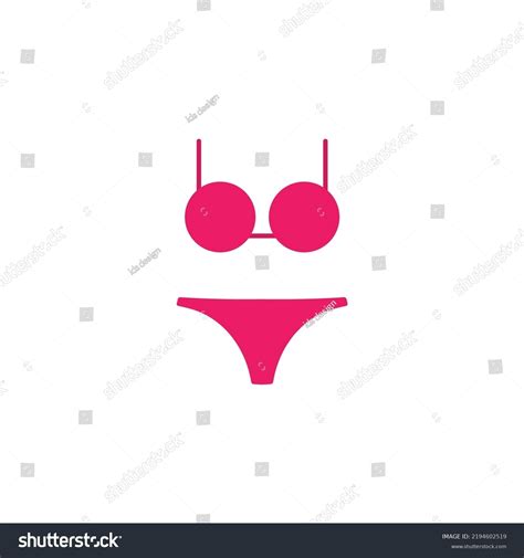 Swimsuits Bikini Icon Isolated On White Stock Vector Royalty Free Shutterstock