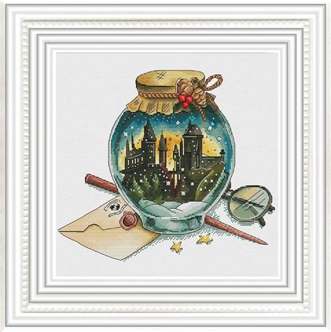 Winter Magic Castle Cross Stitch Pattern Code Js 063 Julia Sharanova