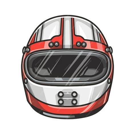 Premium Vector | Racing Helmet illustration