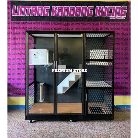 Jual Kandang Kucing Alumunium Cat Aquarium Kandang Kucing Besar Kandang