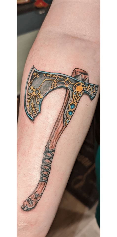 Leviathan Axe Tattoo Rgodofwar