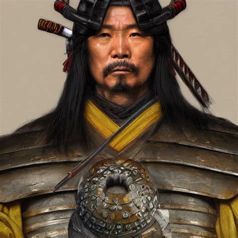 Ancient Samurai Warrior As A D D Character Portrait Stable Diffusion