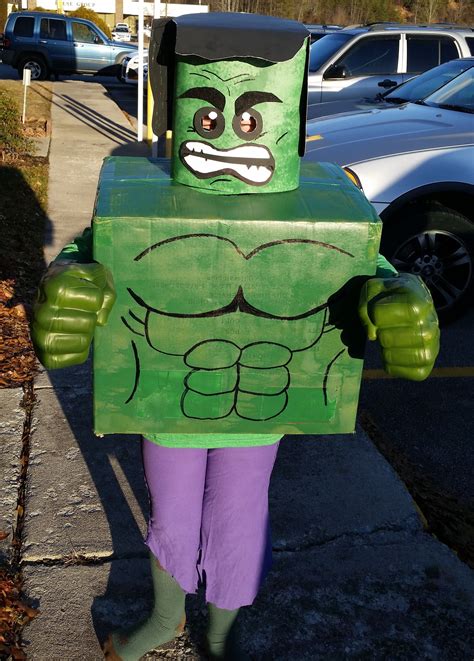 hulk homemade costume 7