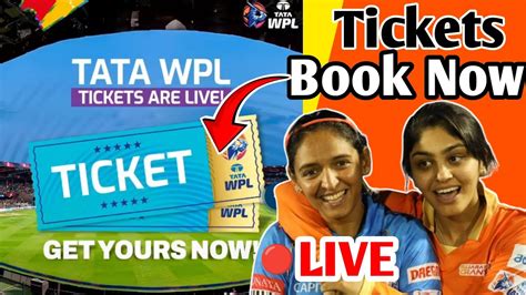 WPL IPL 24 Tickets LIVE Book For FREE Bookmyshow Paytm IPL WPL