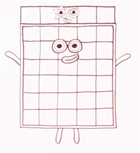 How To Draw Numberblocks Block 35