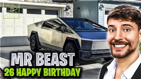 Mrbeast Th Birthday Celebration And Giveaway Tesla Cybertruck