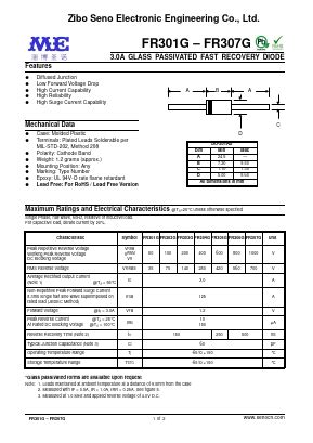 Fr G Datasheet Pdf Zibo Seno Electronic Engineering Co Ltd