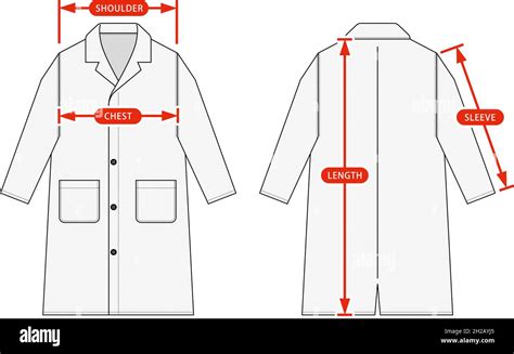 Illustration Vectorielle Du Tableau Des Tailles De V Tements Manteau