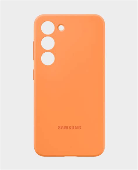 Buy Samsung Galaxy S23 Plus Silicone Cover Ef Ps916toegww Orange In Qatar Alaneesqatarqa