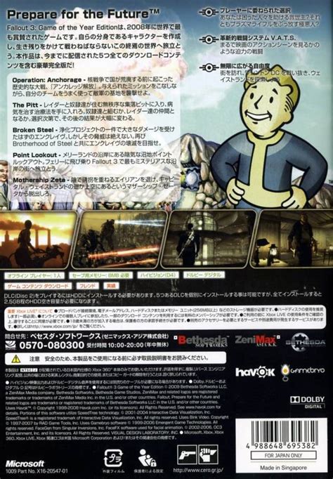 Fallout 3 Game Add On Pack The Pitt And Operation Anchorage Box Shot