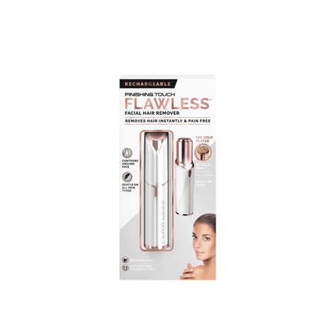 Købe Finishing Touch Flawless™ Rechargeable Facial Hair Remover White