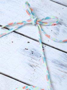 Ethnic Style Geometric Bikini Set In COLORMIX ZAFUL 2024