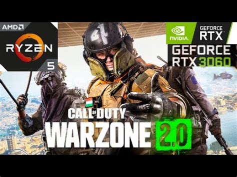 Call Of Duty Warzone 2 0 Ryzen 5 5500 RTX 3060 Performance Test