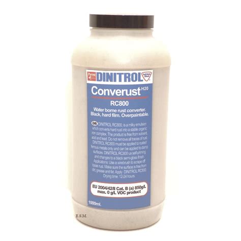 DINITROL RC800 Rust Converter 1Lt. *UK MAINLAND SHIPPING ONLY ...