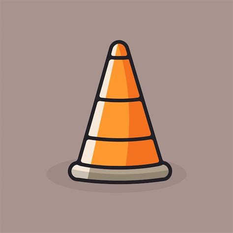 Premium Vector Traffic Cone Icon Vector Illustration