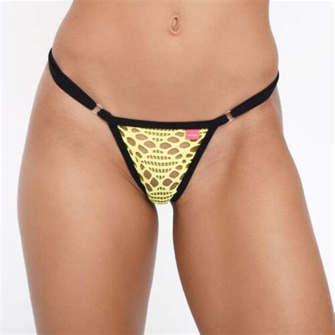 Caribbean Party Sheer Bikini Vibrant Translucent Mesh