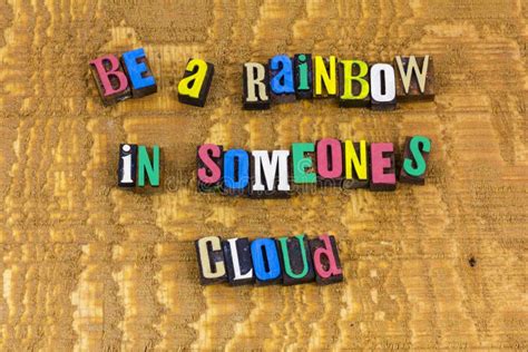 Encouragement Rainbow Words Stock Photos Free And Royalty Free Stock