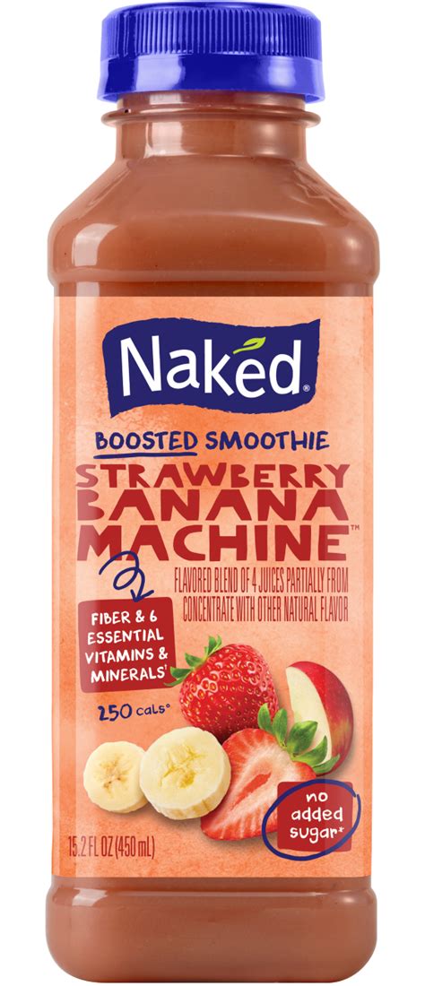 Strawberry Banana Machine Naked Smoothie