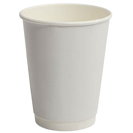 Pro Brands Double Wall Paper Hot Cup 12 Oz White All Florida Paper Headquartered In
