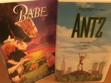 Babe Vhs Movie Lot Antz Movie Universal Dreamworks Eur Picclick Fr