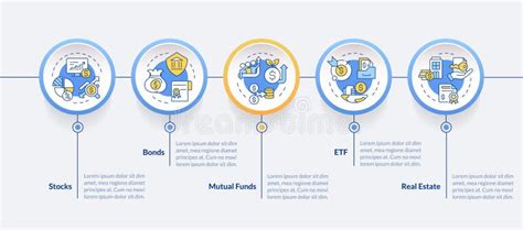 Investments Diversification Circle Infographic Template Stock Vector