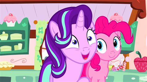 Safe Screencap Pinkie Pie Starlight Glimmer Pony No