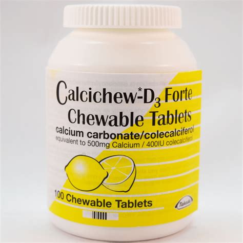 Calcichew D Forte Chewable Tablets Mg Iu Ashtons