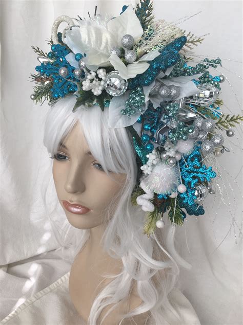 Christmas Headpiece | Christmas headpiece, Christmas headdress