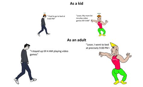 Virgin Vs Chad Bed Time Edition R Virginvschad