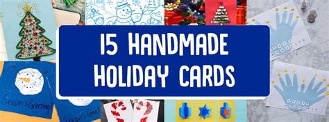 15 Handmade Holiday Cards - Craft Project Ideas