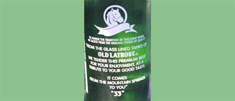 What Does The 33” Mean On The Rolling Rock Label Sobriety Hacker