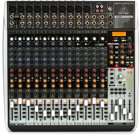 Buy Behringer Xenyx Qx Usb Premium Input Bus Mixer With Xenyx