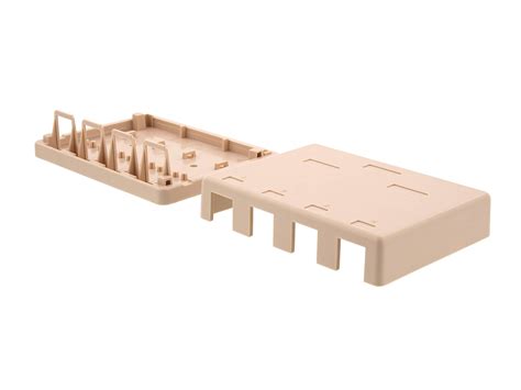 4 Port Surface Mount Box Ivory At Cables N More