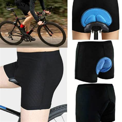 Wallsky Mens D Padded Underwear Cycling Shorts Bicycle Road Mountain