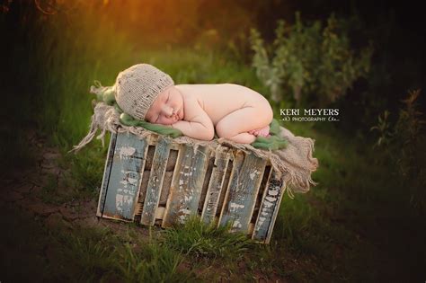 Distressed Crates Newborn Photography Props Newborn Photography