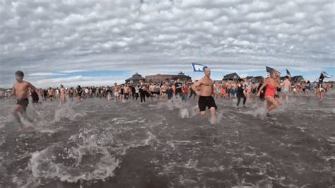 Southern New Englanders Take Polar Plunge Into New Year