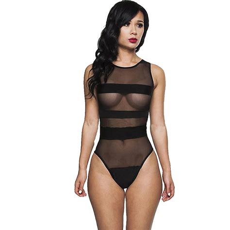 Frauen Transparent Bikini Set Extreme Sexy One St Ck Badeanz Ge Weibliche Mini String Badeanzug