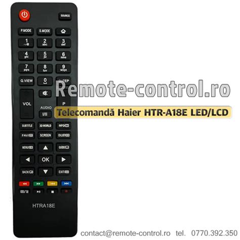 Telecomandă Haier, HTR-A18E, LET24T1000, Smart 3D, HTR A 18 E