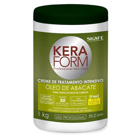 Creme de Tratamento Keraform Óleo de Rícino 1kg Loja Skafe