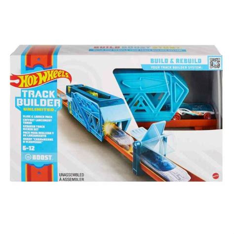 Hot Wheels Track Builder Unlimited Boost Slide And Launch Pack Thomas Online