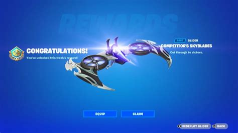 How To Unlock The Fortnite Competitors Skyblades Glider Esports Gg