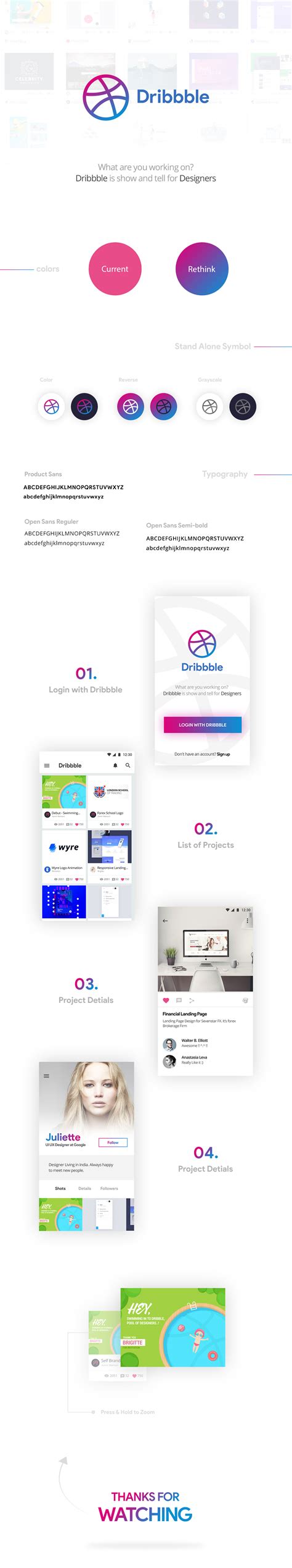 dribbble app design  behance