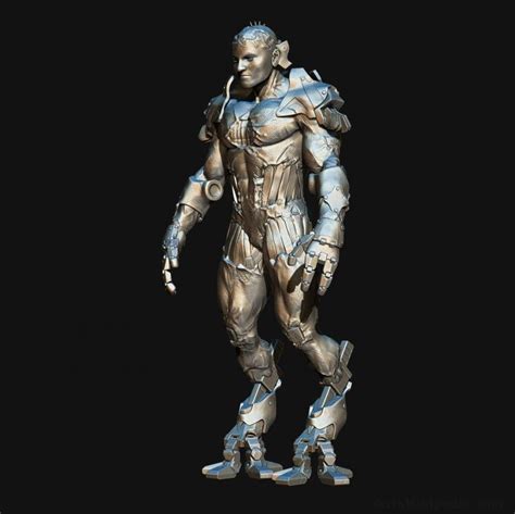 Zbrush Cyborg Character